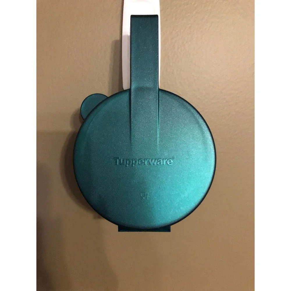 Vintage Tupperware Forget-Me-Not Hanging Onion Tomato Keeper Metallic Green 4518